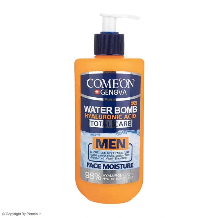 کرم آبرسان کامان سری واتربمب مدل هیالورونیک‌اسید حجم 500 میلی‌لیتر