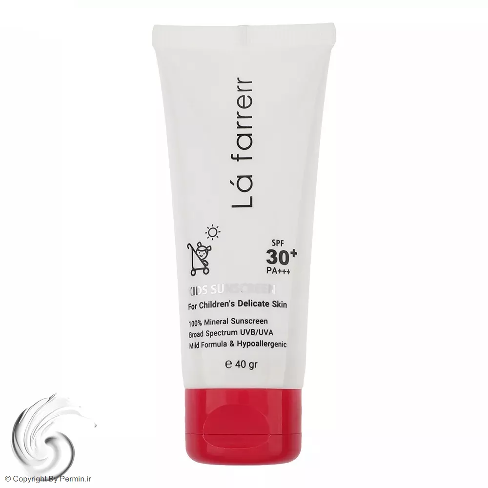 کرم ضد آفتاب کودک لافارر SPF30 پسرانه حجم 40 میلی‌لیتر