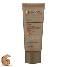کرم ضدآفتاب رنگی پرایم SPF50 مدل Matex Tinted Rejuvinating حجم 40 میلی‌لیتر