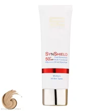 فلوئید ضد آفتاب رنگی ساین اسکین SPF50 مدل Syn Shield-Medium حجم 50 میلی‌لیتر