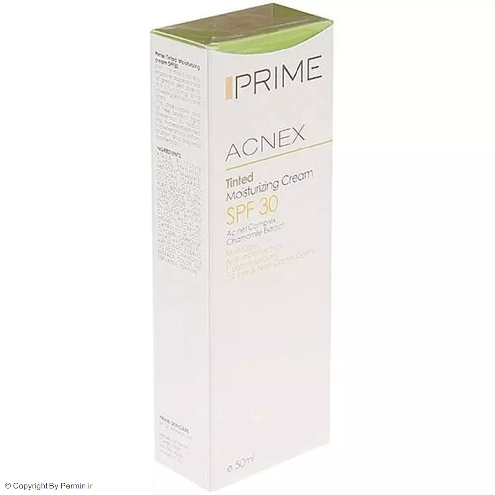 کرم مرطوب‌ کننده رنگی پرایم مدل SPF30 مناسب پوست چرب حجم 50 میلی‌لیتر