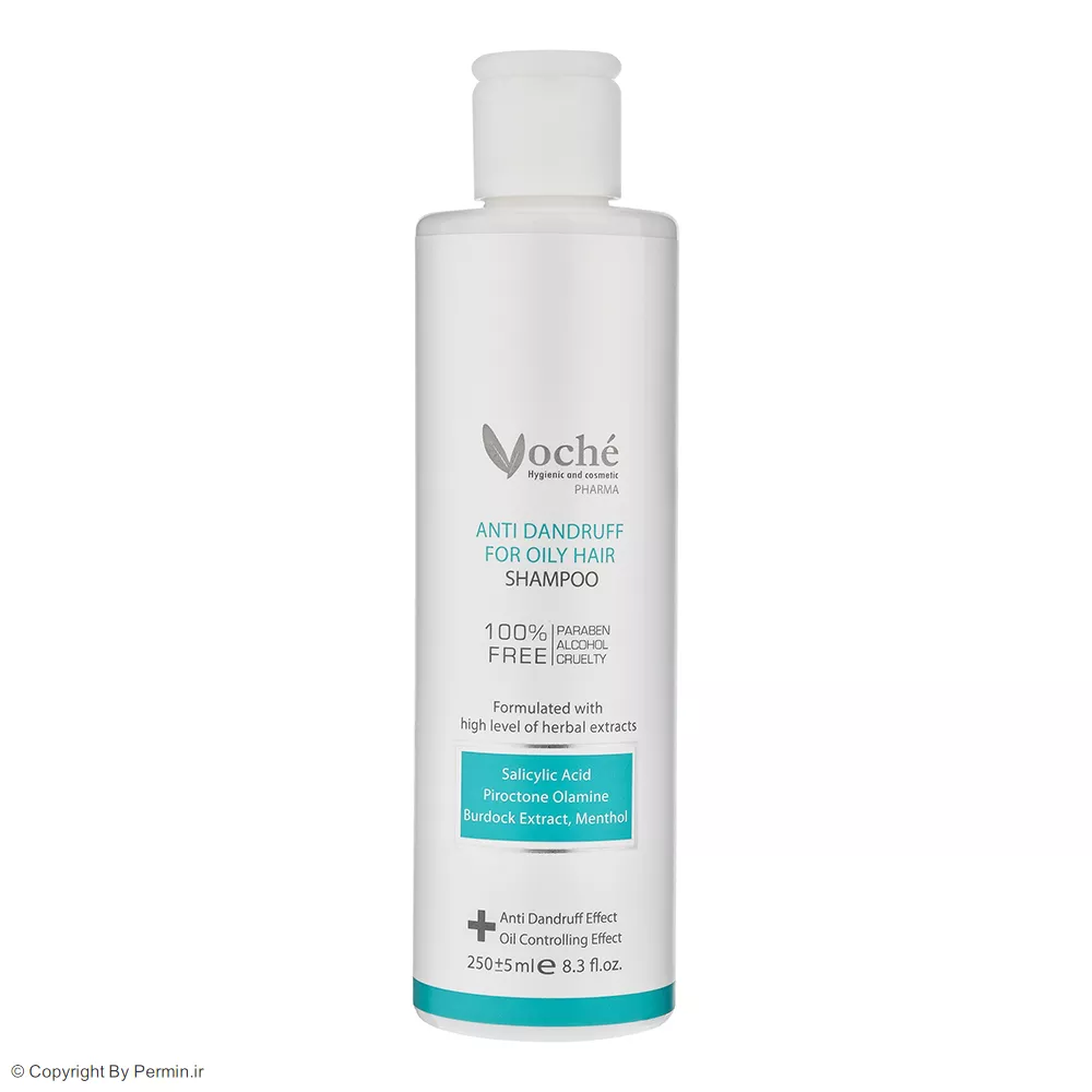 شامپو ضد شوره وچه مناسب موهای چرب حجم 250 میلی‌لیتر