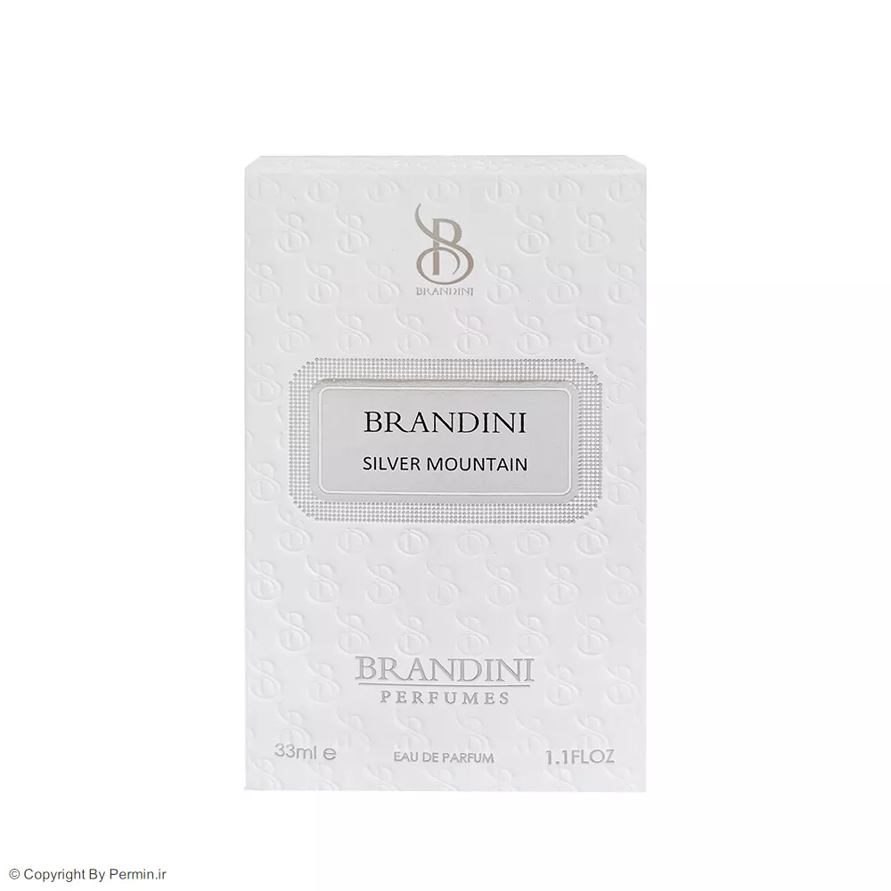عطر جیبی برندینی مدل Silver Mountain حجم 33 میلی لیتر