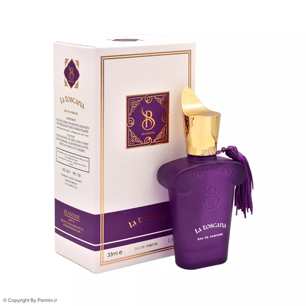 عطر جیبی زنانه برندینی مدل La Toscana حجم 33 میلی لیتر
