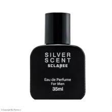 عطر جیبی مردانه اسکلاره مدل Silver Scent با رایحه گرم و تند حجم 35 میلی لیتر
