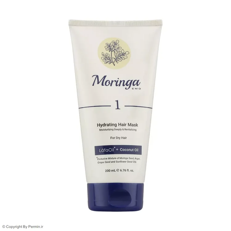 ماسک مو مورینگا اِمو مدل 1 آبرسان موهای خشک 200 میلی لیتر