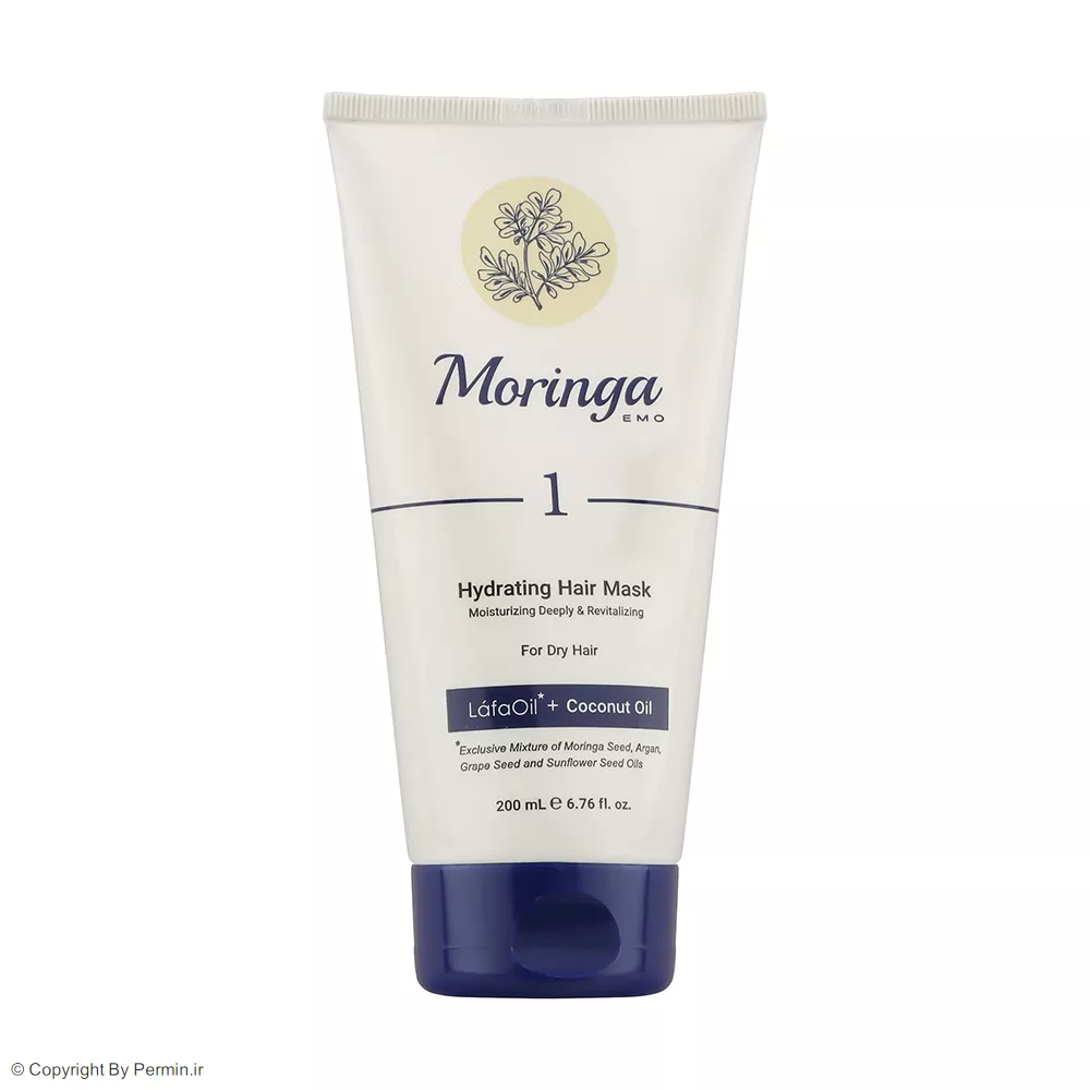 ماسک مو مورینگا اِمو مدل 1 آبرسان موهای خشک 200 میلی لیتر