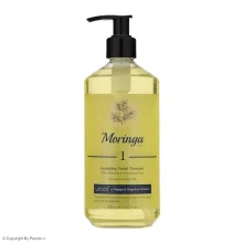 ژل شستشو و آبرسان صورت مورینگا امو شماره 1 مناسب پوست چرب و مختلط حجم 400 میلی‌لیتر