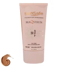 ضد آفتاب کرم پودری و پرایمری سان سیف SPF50 مدل NC20 حجم 40 میلی‌لیتر