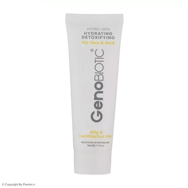 کرم مرطوب کننده و دتوکسیفای کننده ژنوبایوتیک مناسب پوست چرب و مختلط حجم 50 میلی لیتر
