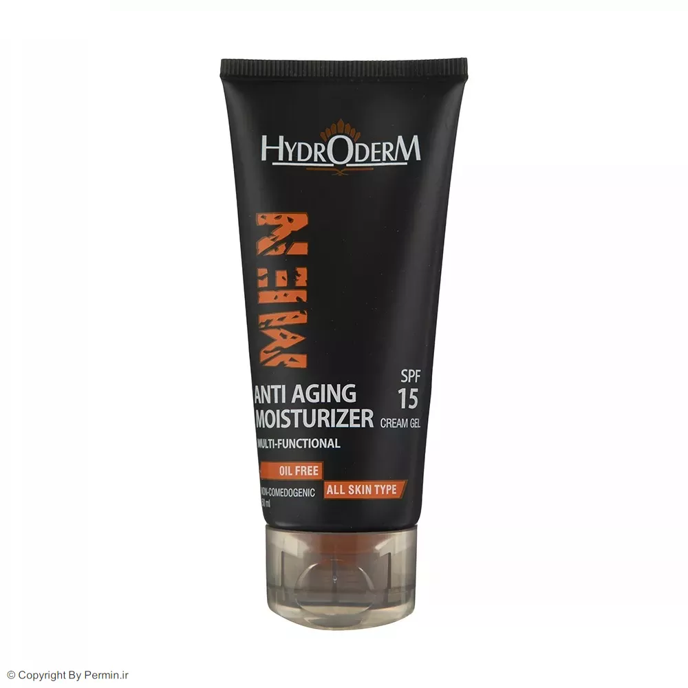 کرم ژل مرطوب کننده و ضد چروک آقایان هیدرودرم 50 میلی لیتر