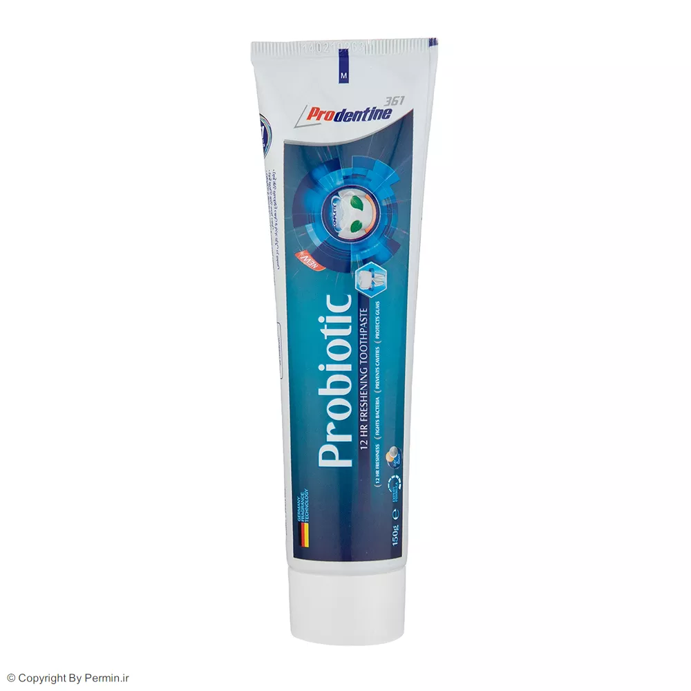 خمیر دندان پرودنتین 361 مدل Probiotic وزن 150 گرم
