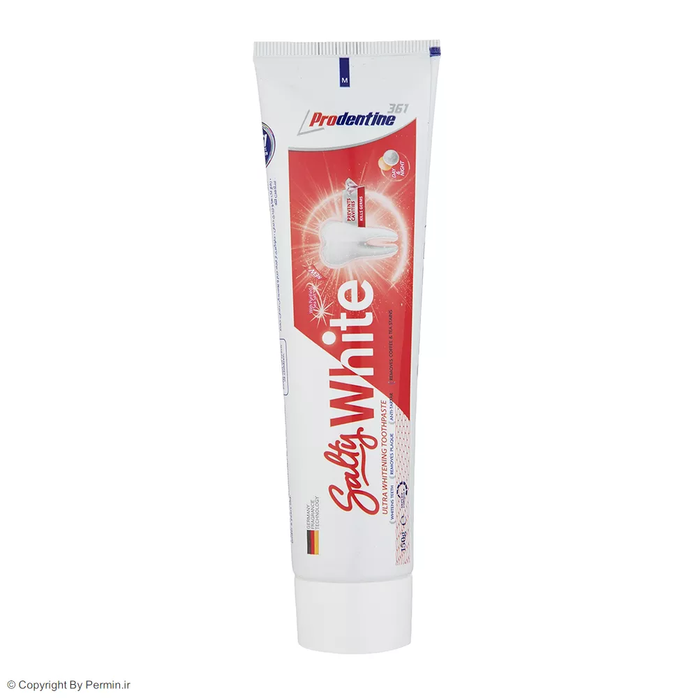 خمیر دندان پرودنتین 361 مدل Salty White وزن 150 گرم