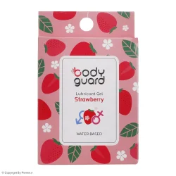 ژل لوبریکانت بادیگارد مدل Strawberry بسته 3 عددی