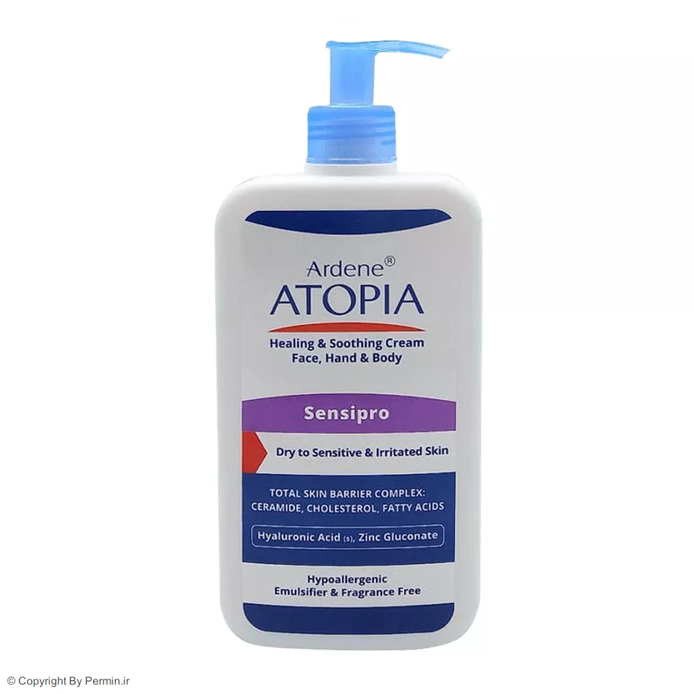 کرم مرطوب‌ کننده آردن آتوپیا مدل Sensipro حجم 500 میلی‌لیتر