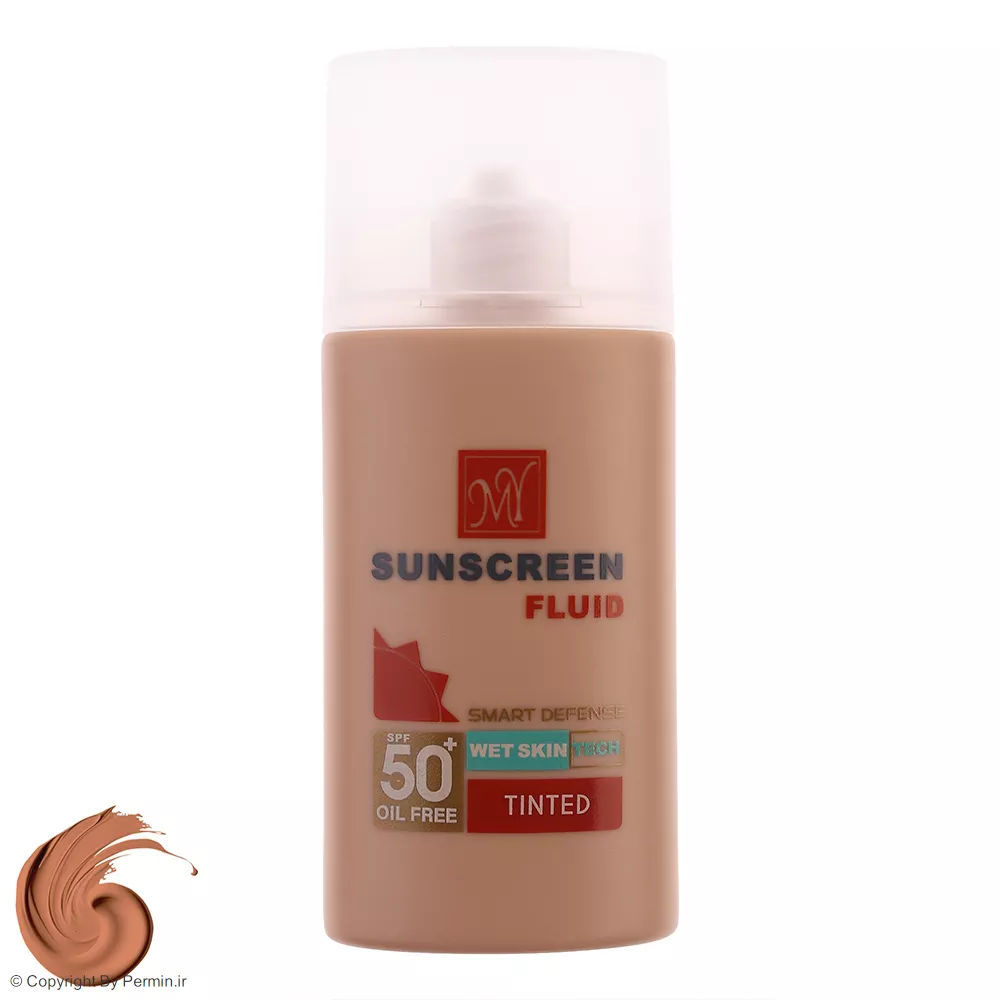 فلوئید ضد آفتاب رنگی مای SPF50 مدل Smart Defense حجم 50 میلی‌ لیتر