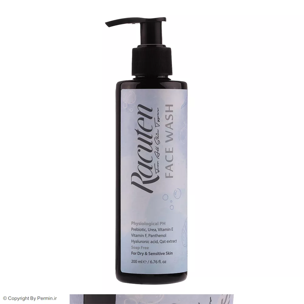 ژل شستشو صورت راکوتن مدل DS مناسب پوست های خشک و حساس حجم 200 میلی لیتر 1
