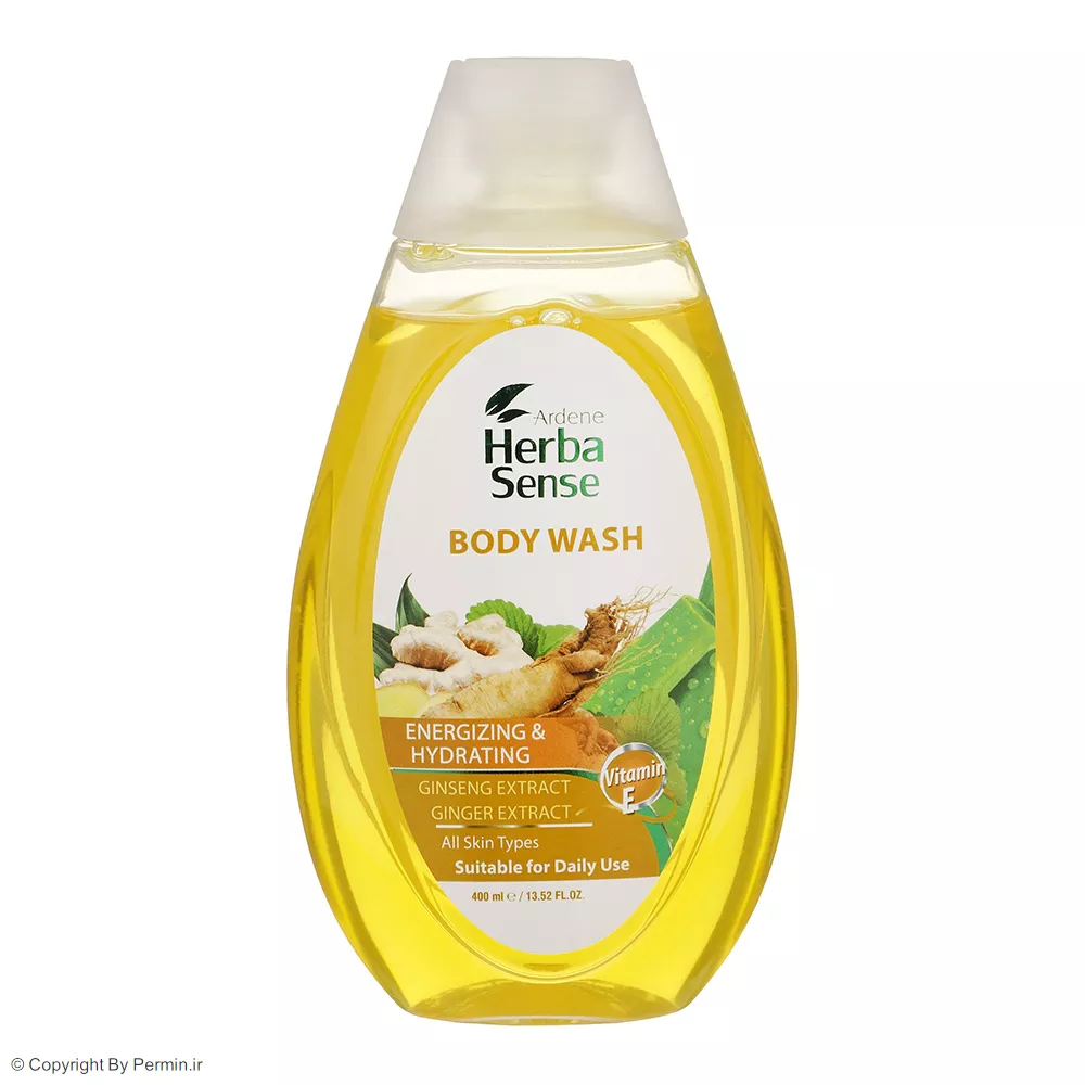 شامپو بدن آردن هرباسنس مدل ENERGIZING and HYDRATING حجم 400 میلی لیتر
