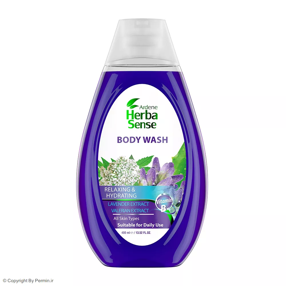 شامپو بدن آردن هرباسنس مدل RELAXING and HYDRATING حجم 400 میلی لیتر