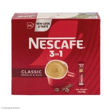 پودر مخلوط قهوه فوری 3 در 1 کلاسیک نسکافه - 24 ساشه 20 گرمی