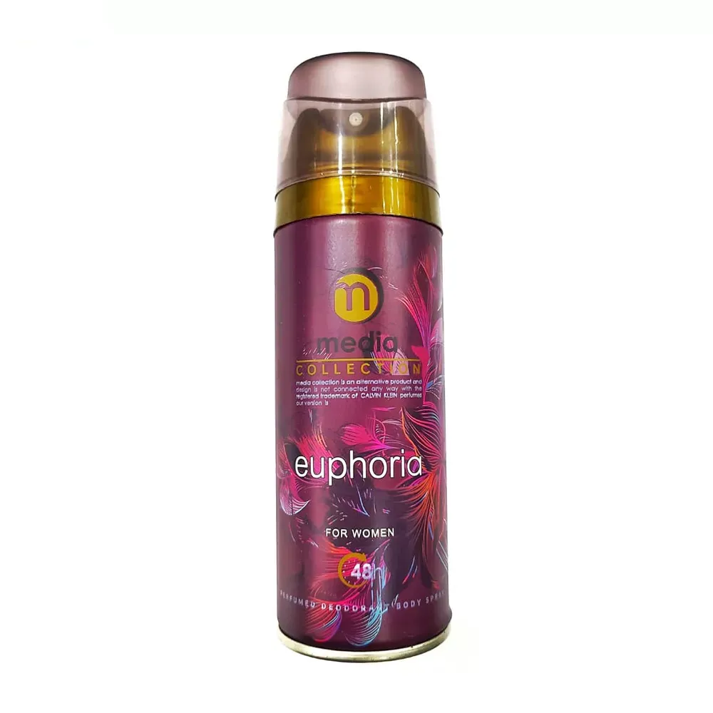 اسپری بدن زنانه مدیا مدل  euphoria حجم 200 میلی لیتر