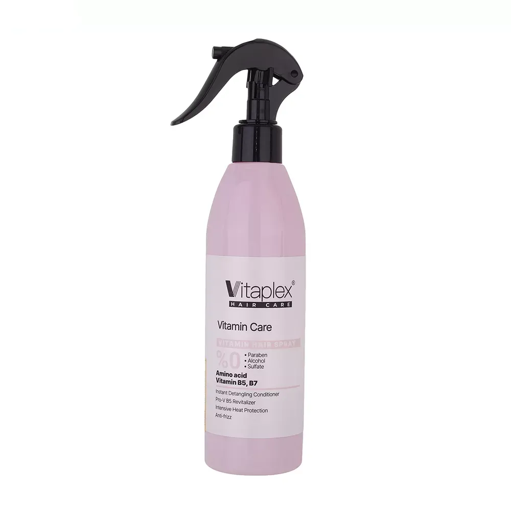 اسپری حالت دهنده مو با قدرت حفظ حالت مو 2 ویتاپلکس مدل Vitamin Care 03 مناسب مو خشک و معمولی حجم 300 میلی لیتر