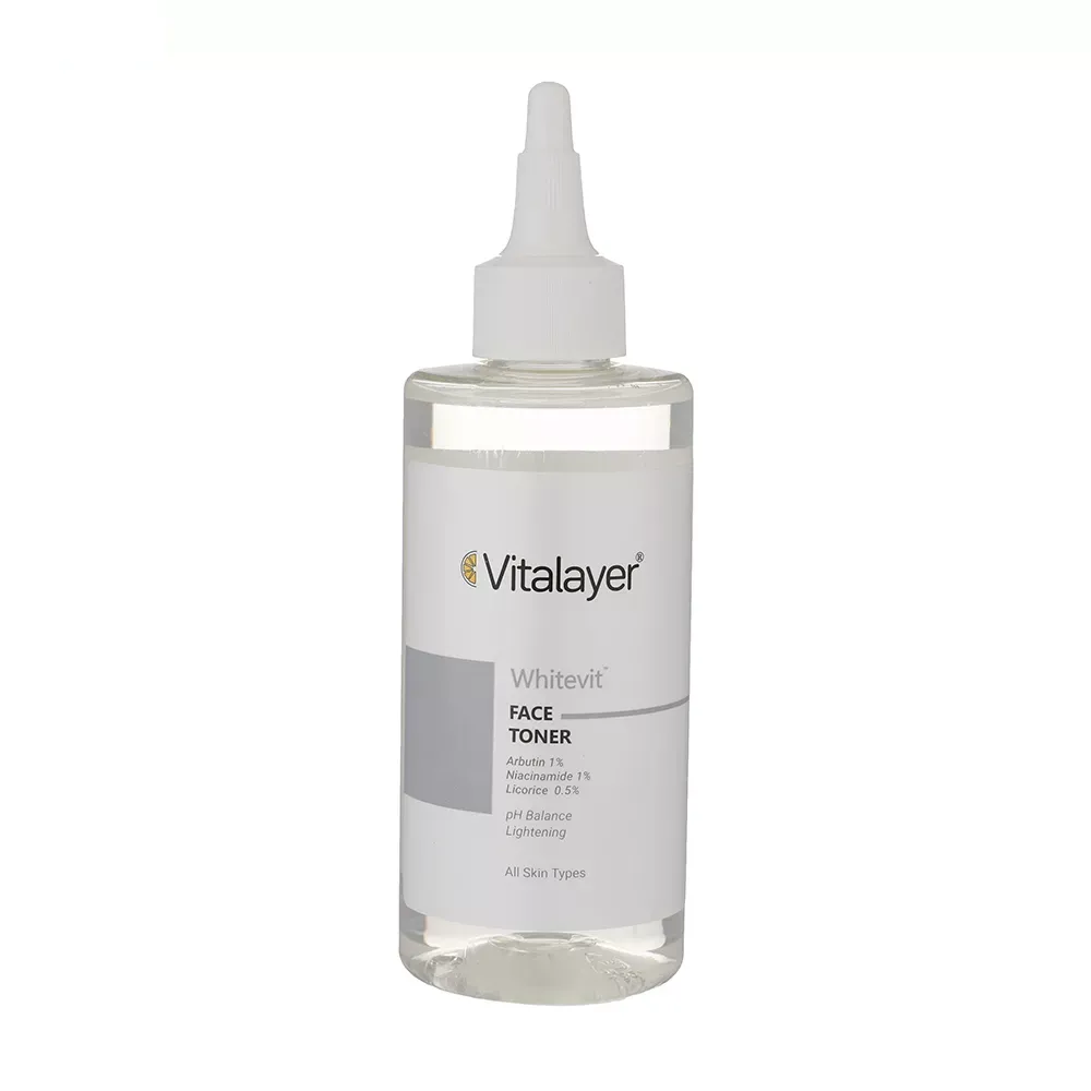 تونر صورت ویتالیر مدل وایت ویت حجم 200 میلی لیتر