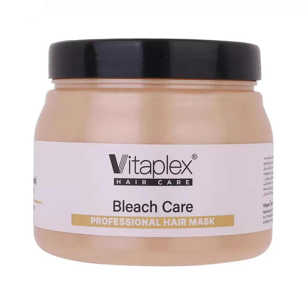 ماسک مو ویتاپلکس مدل Bleach Care مناسب مو دکلره شده حجم 500 میلی لیتر
