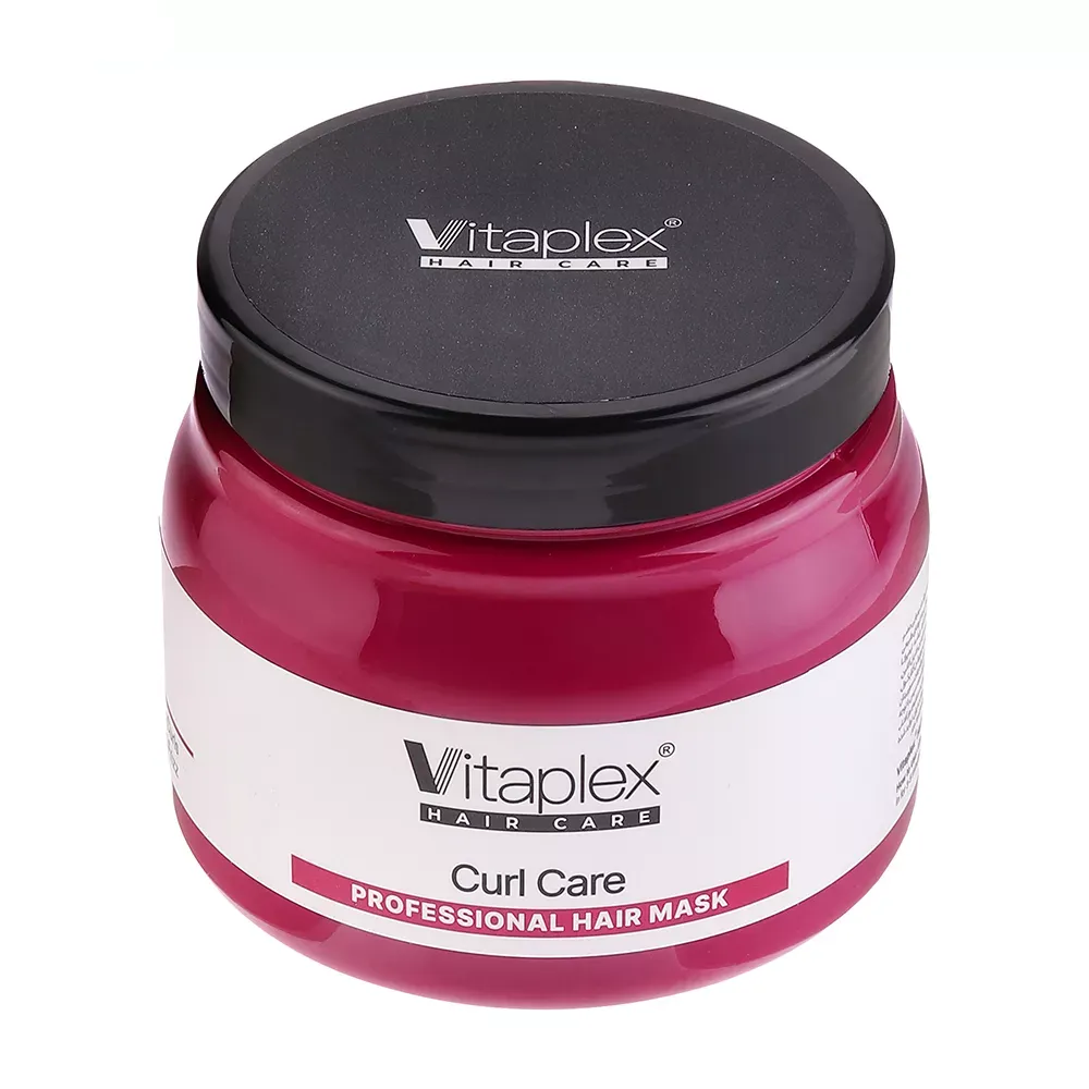 ماسک مو ویتاپلکس مدل CURL CARE مناسب برای موهای فر حجم 500 میلی‌لیتر