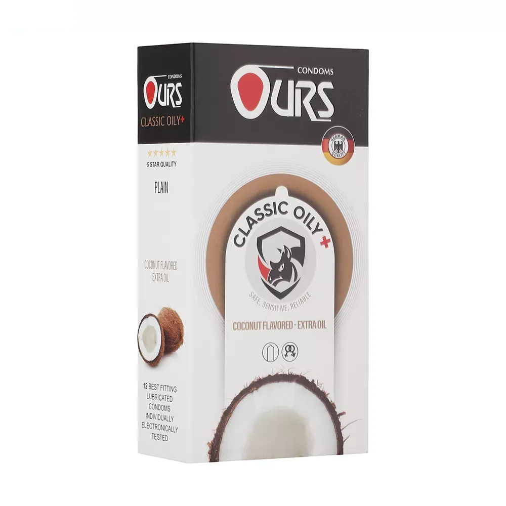 کاندوم اورز مدل Classic Oily بسته 12 عددی