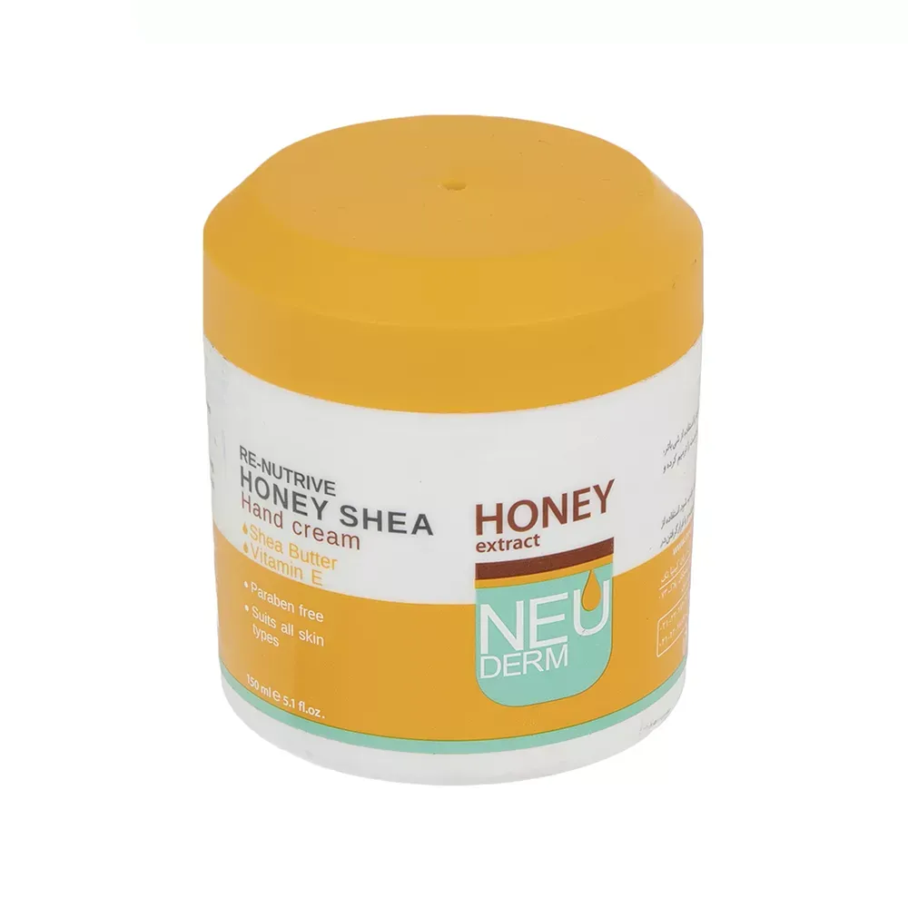 کرم دست نئودرم مدل Honey Shea حجم 150 میلی‌لیتر