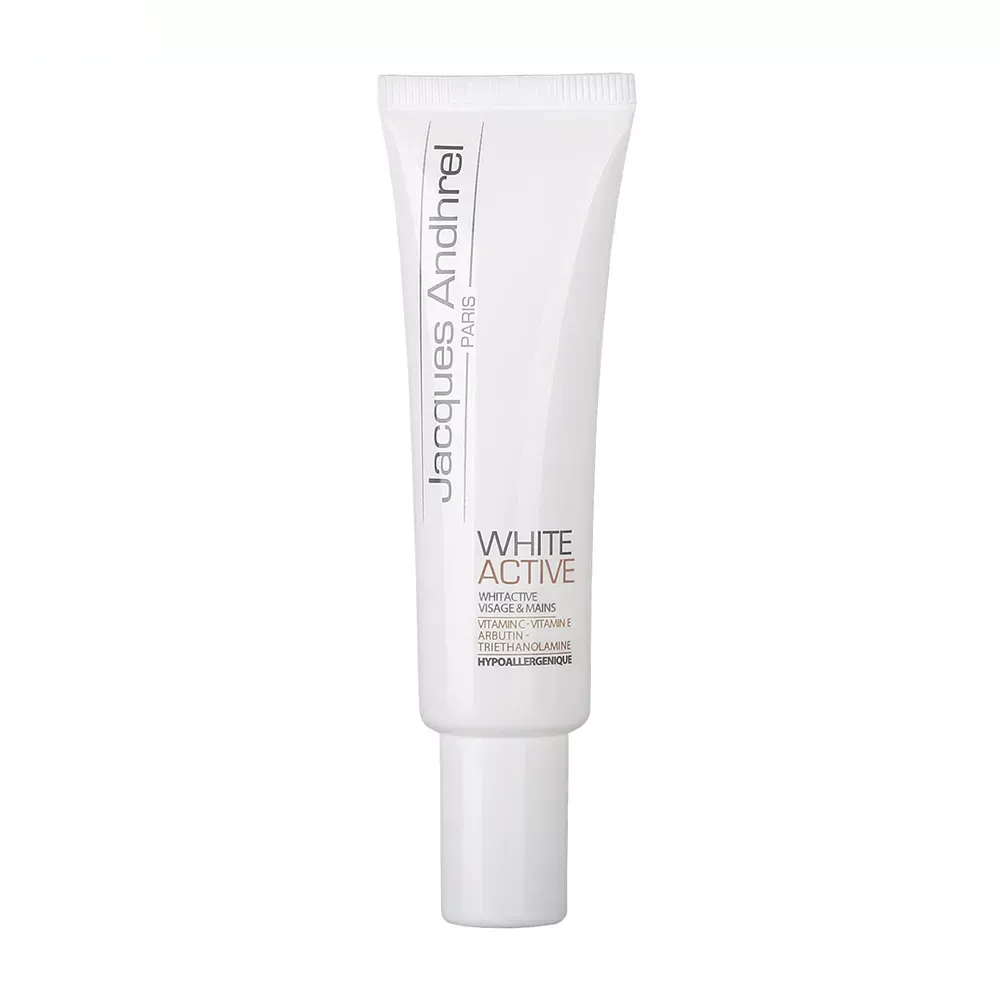 کرم ضد لک و روشن کننده ژاک آندرل پاریس مدل White Active حجم 30 میلی لیتر