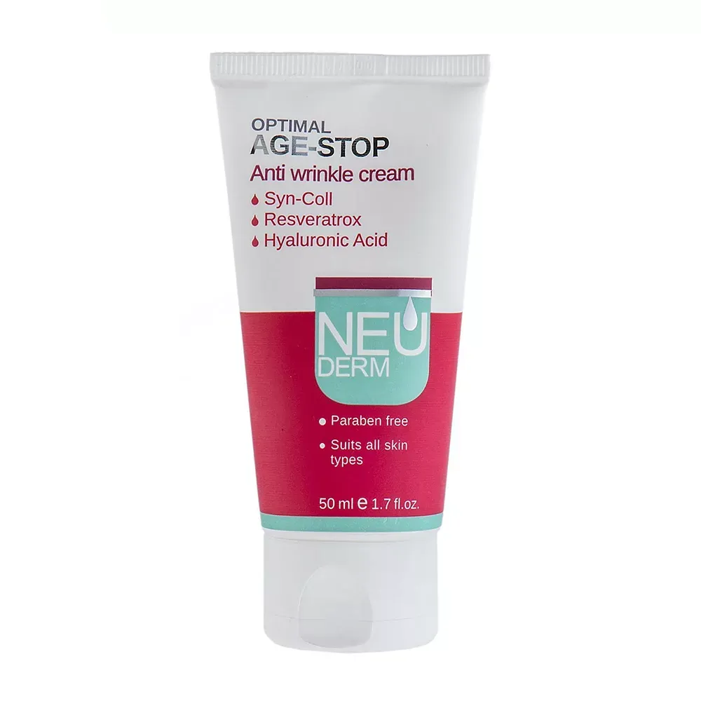 کرم ضد چروک نئودرم مدل Optimal Age-Stop حجم 50 میلی لیتر